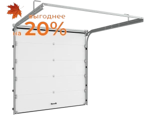 Секционные гаражные ворота RSD02LUX с торсионными пружинами из алюминиевых панелей (2500*2500)